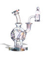 WULF GLASS DAB RIG 14mm QB ATOM RAINBOW