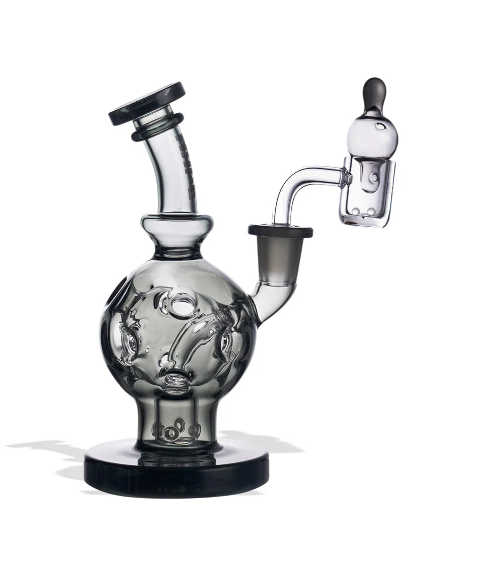 WULF GLASS DAB RIG 14mm QB ATOM SMOKE