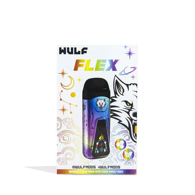 WULF FLEX CONCENTRATE + DRY HERB 2 in 1 VAPORIZER FULL COLOR SPLATTER