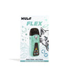 WULF FLEX CONCENTRATE + DRY HERB 2 in 1 VAPORIZER TEAL BLACK SPLATTER