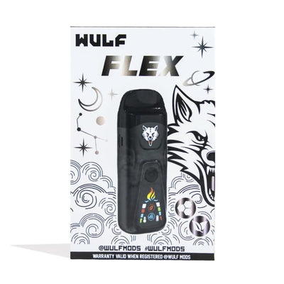 WULF FLEX CONCENTRATE + DRY HERB 2 in 1 VAPORIZER BLACK