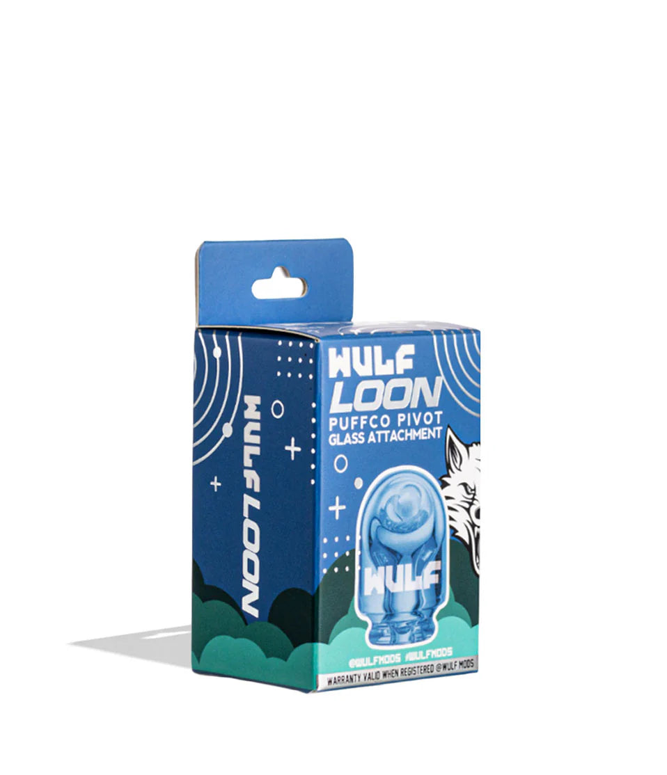 WULF LOON PUFFCO PIVOT GLASS ATTACHMENT BLUE