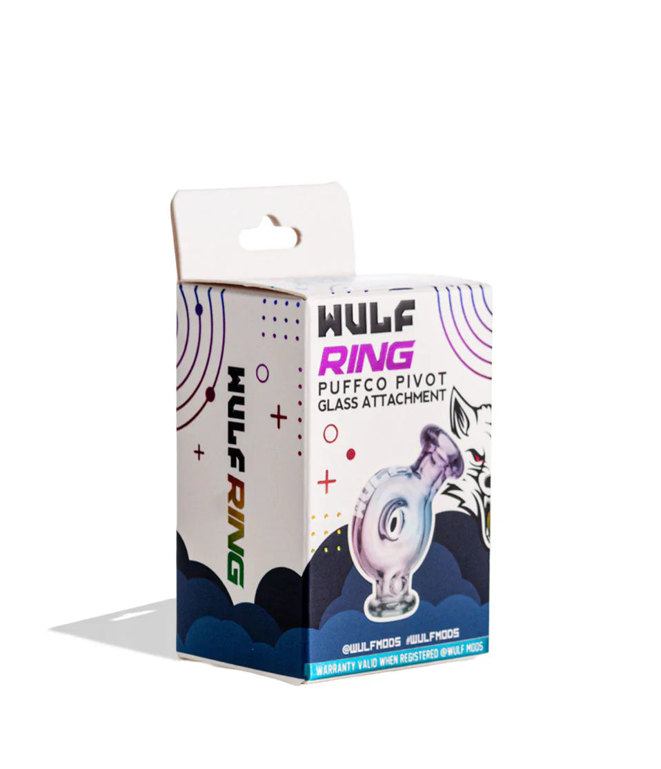 WULF RING PUFFCO PIVOT GLASS ATTACHMENT RAINBOW