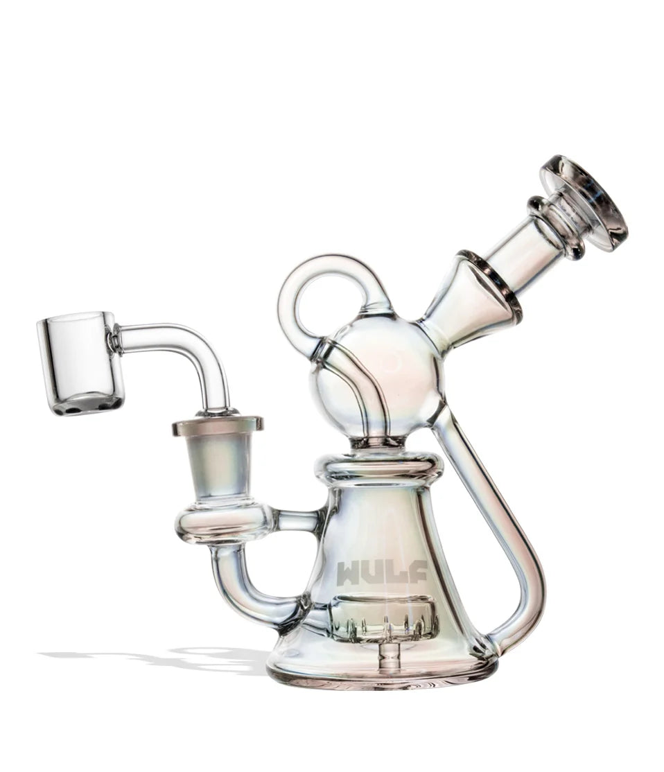 WULF GLASS DAB RIG 14mm QB REVO RAINBOW