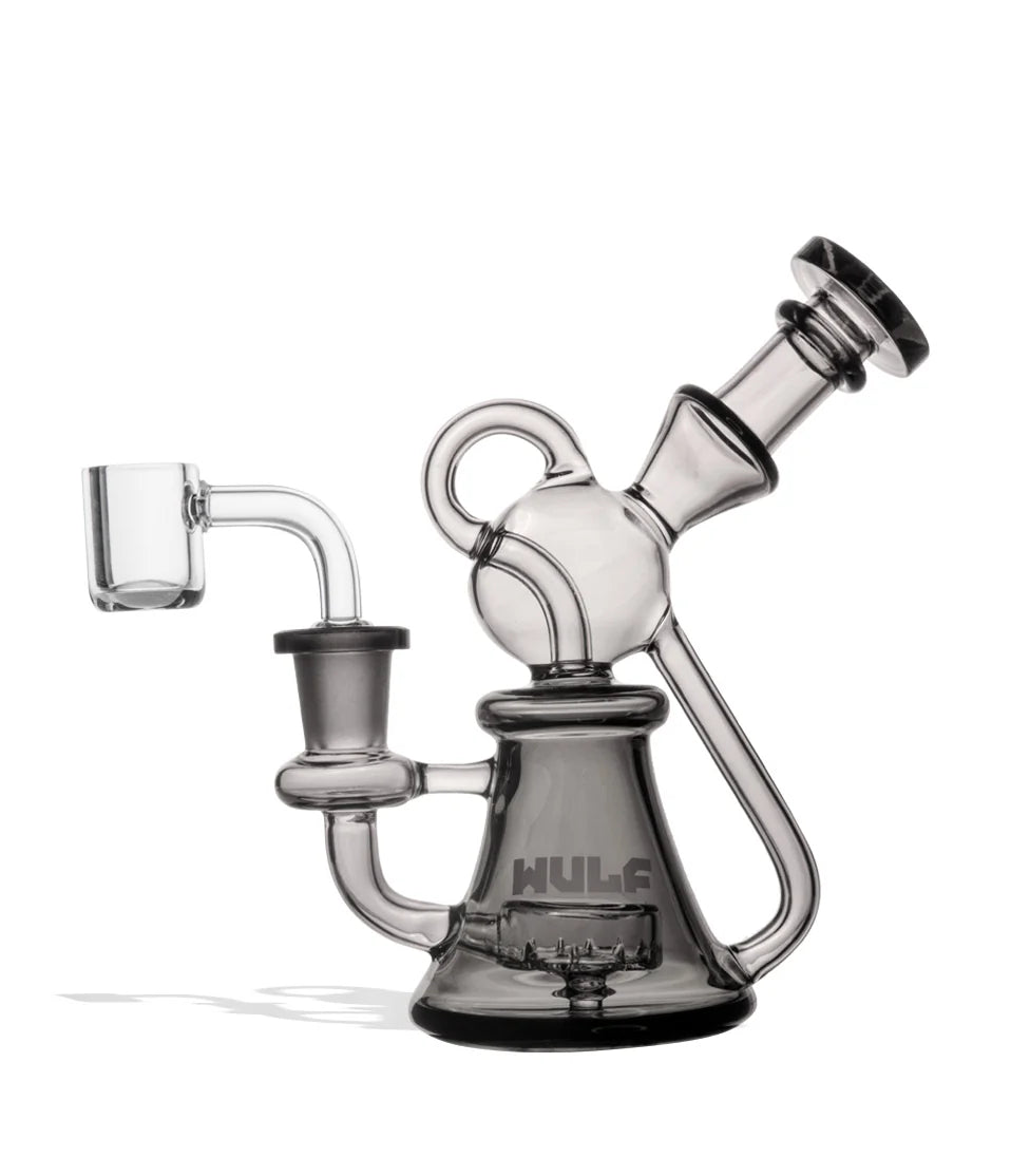 WULF GLASS DAB RIG 14mm QB REVO SMOKE