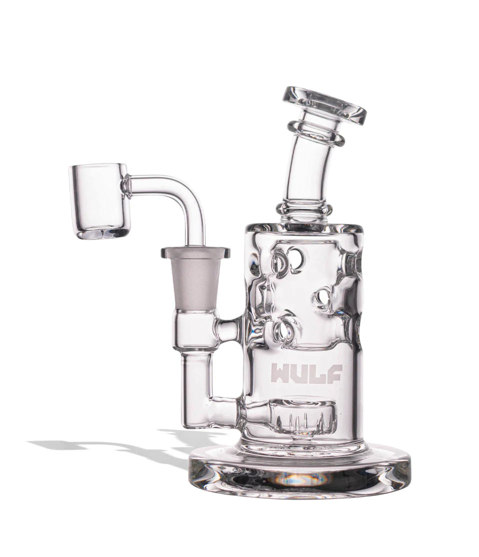 WULF GLASS DAB RIG 14mm QB SHIFT CLEAR