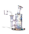 WULF GLASS DAB RIG 14mm QB SHIFT RAINBOW