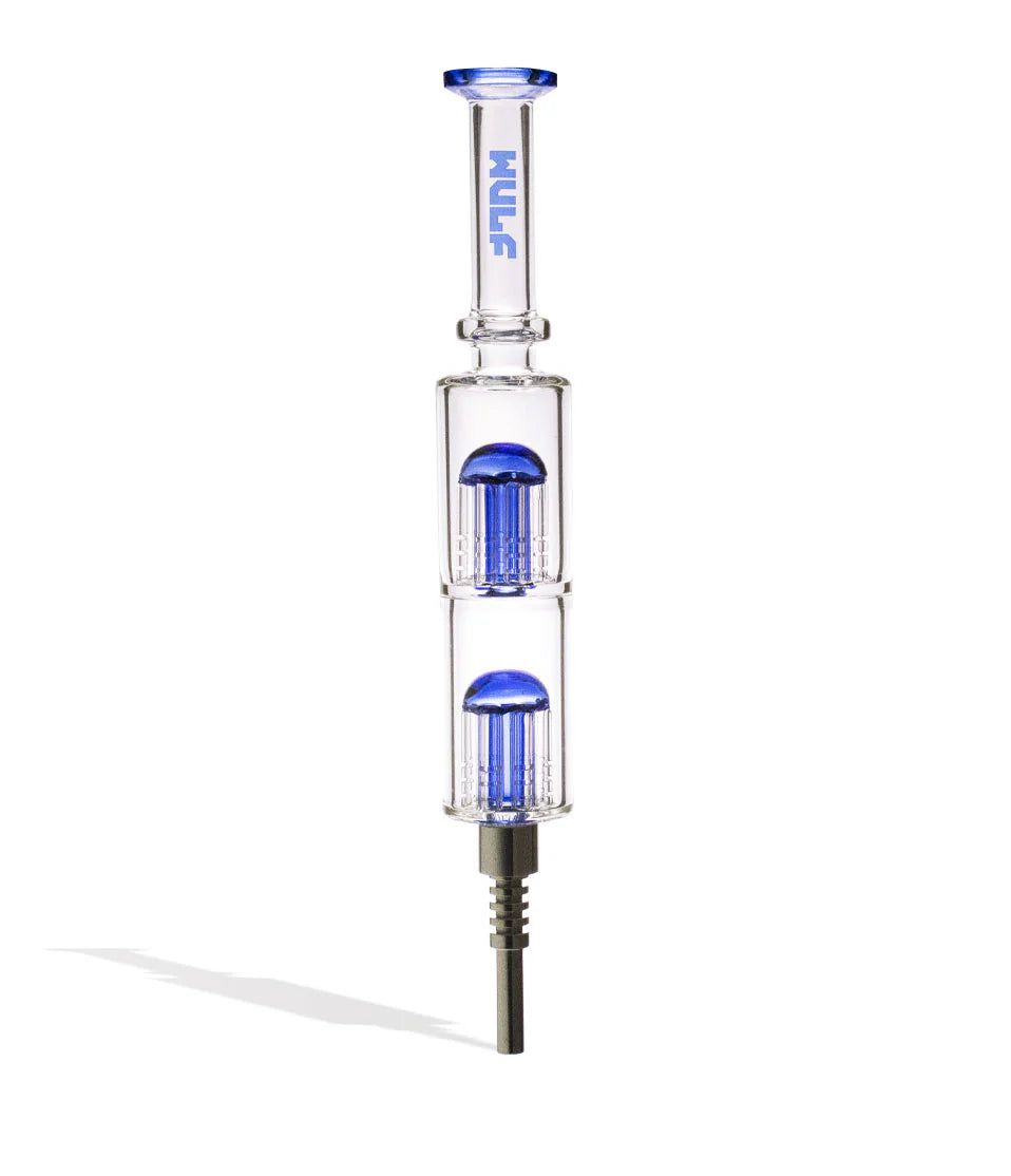 WULF TIMBER STACK NECTAR COLLECTOR W/DUAL ARM PERC BLUE