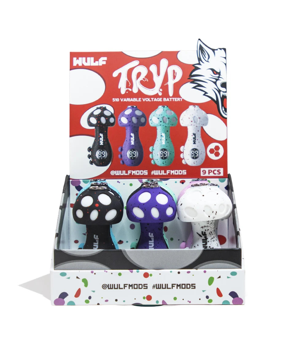 WULF TRYP 510 BATTERY 9/Pk ASSORTED COLORS