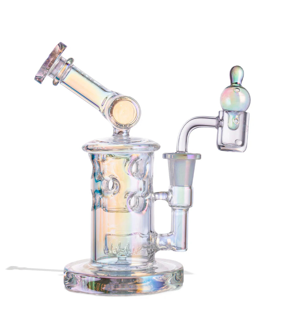 WULF GLASS DAB RIG 14mm QB TYDE RAINBOW