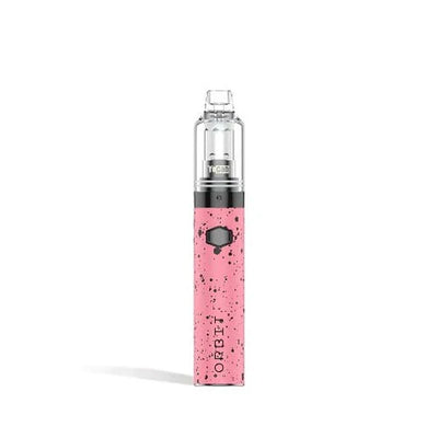 YOCAN WULF ORBIT CONCENTRATE VAPORIZER W/QUARTZ BALLS PINK BLACK SPLATTER