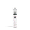 YOCAN WULF ORBIT CONCENTRATE VAPORIZER W/QUARTZ BALLS WHITE RED SPLATTER