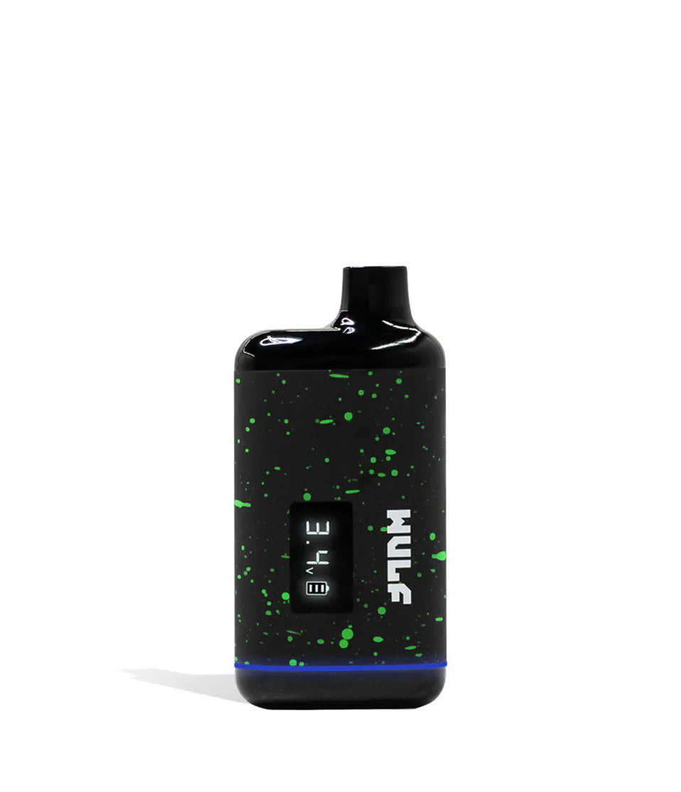 WULF RECON CARTRIDGE VAPORIZER FOR UPTO 2G CARTS BLACK GREEN SPLATTER