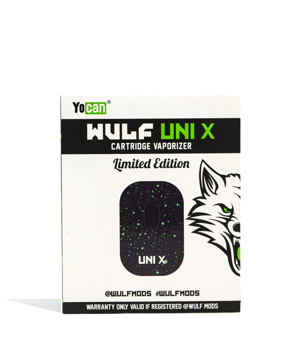WULF YOCAN UNI X VAPORIZER KIT BLACK GREEN SPLATTER