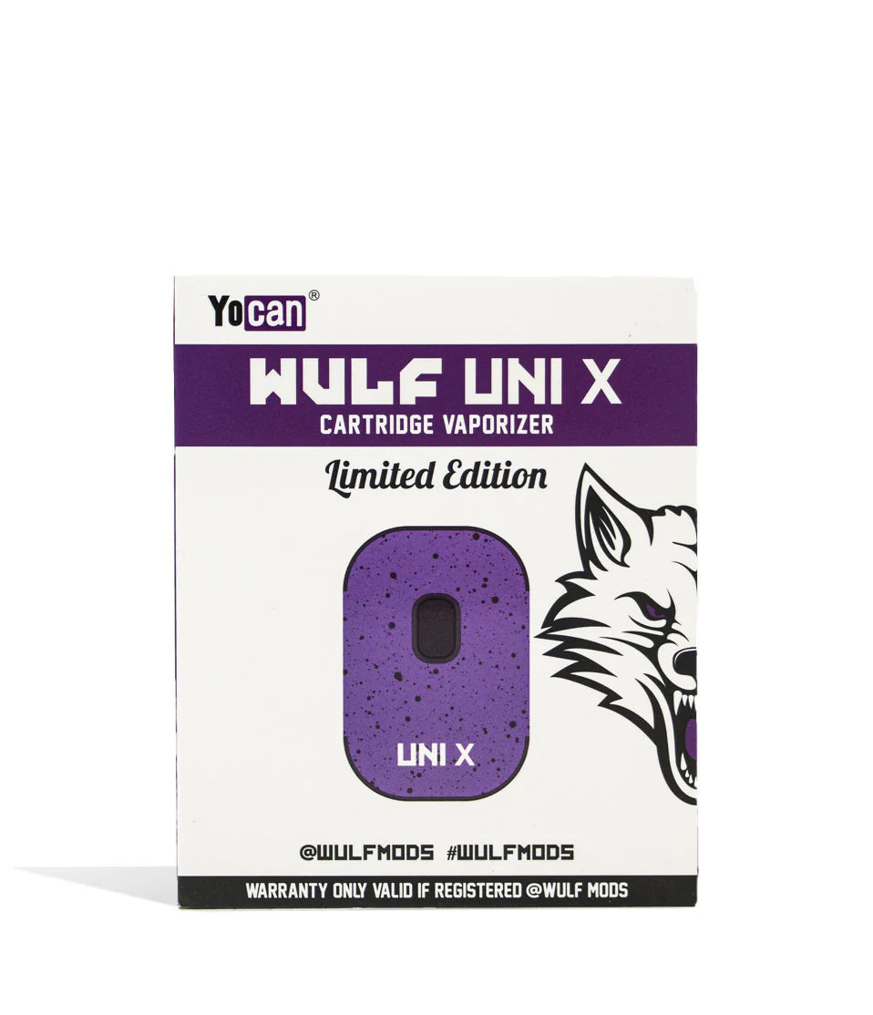 WULF YOCAN UNI X VAPORIZER KIT PURPLE BLACK SPLATTER