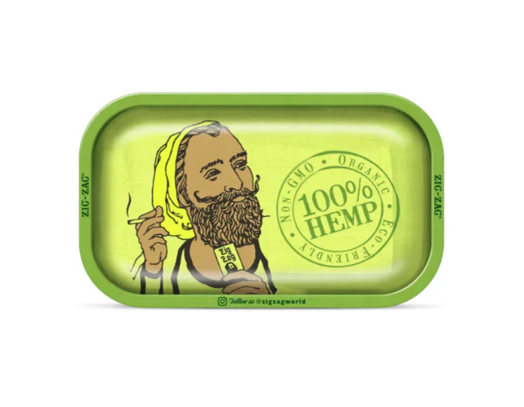 ZIG ZAG ROLLING TRAY SMALL HEMP